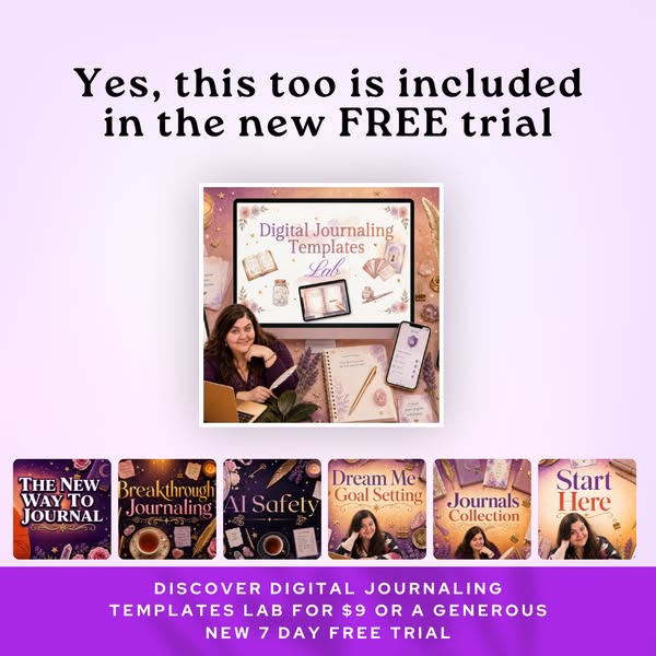 NEW $9 or FREE Digital Journaling Templates