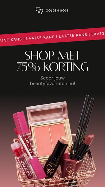 Zomer uitverkoop! Tot 75% korting