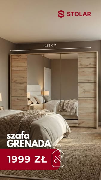 Szafa Grenada 255 z Lustrem