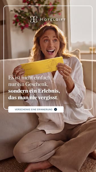 Der Hotelgutschein für jeden Anlass