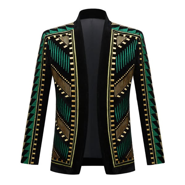 Gold Embroidery Tuxedo（3 Colors）S8031-1