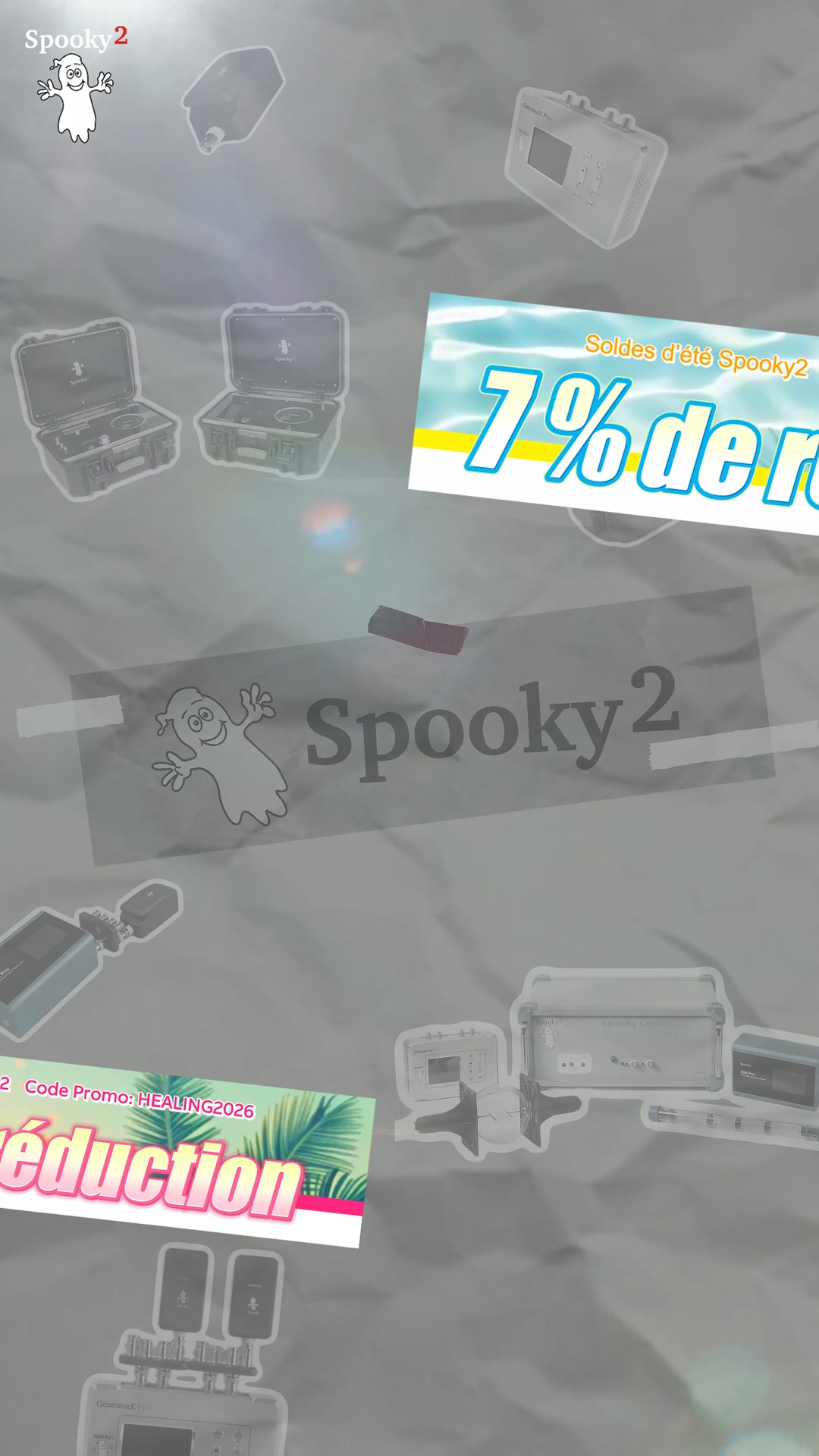 7 % de réduction sur tout le site Spooky2
