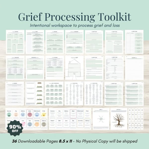 90% Off Grief Toolkit Workbook