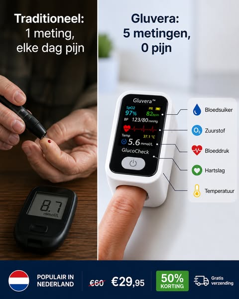 Geen pijnlijke vingerprikken meer