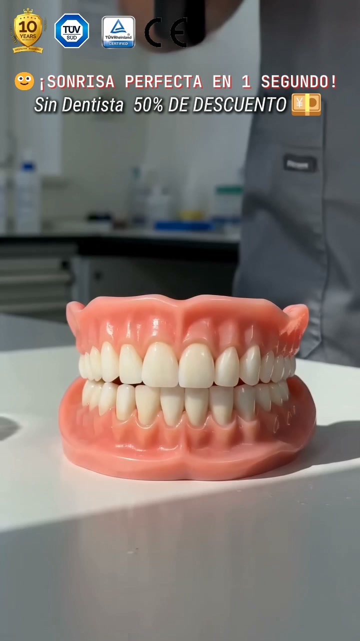 ¡¿Parecer 20 años más joven en 1 minuto?! Consigue una sonrisa de cine sin pisar el dentista.
