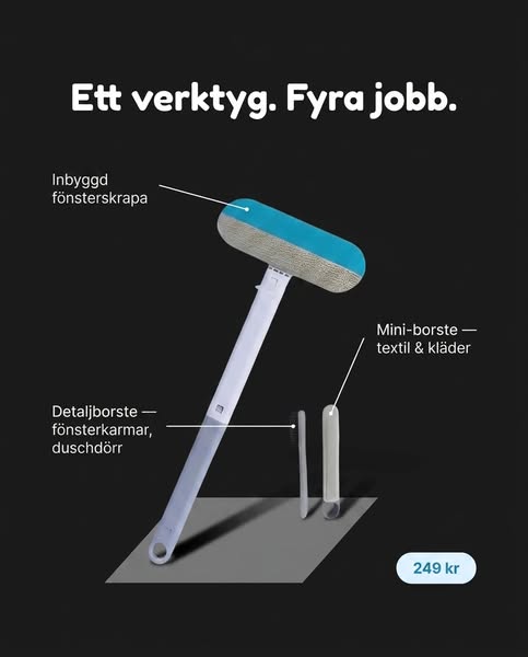 4-i-1: ett verktyg, fyra jobb