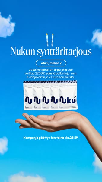 Jopa -60 % alennus, päättyy torstaina