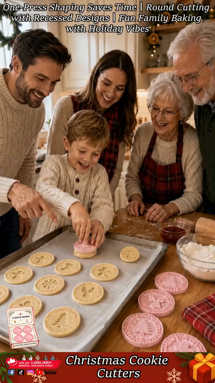 Sommige vormen vormen alleen deeg. Deze creëert kerstmagie.