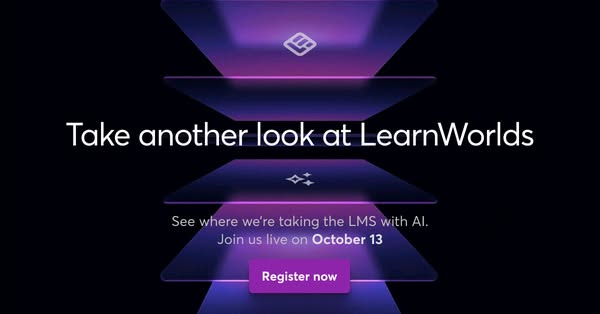 Rediscover LearnWorlds on October 13