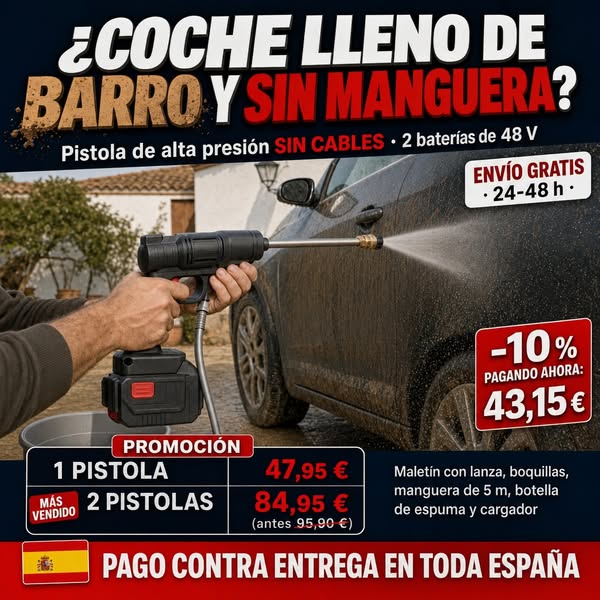 Pistola de Alta Presión 48 V
