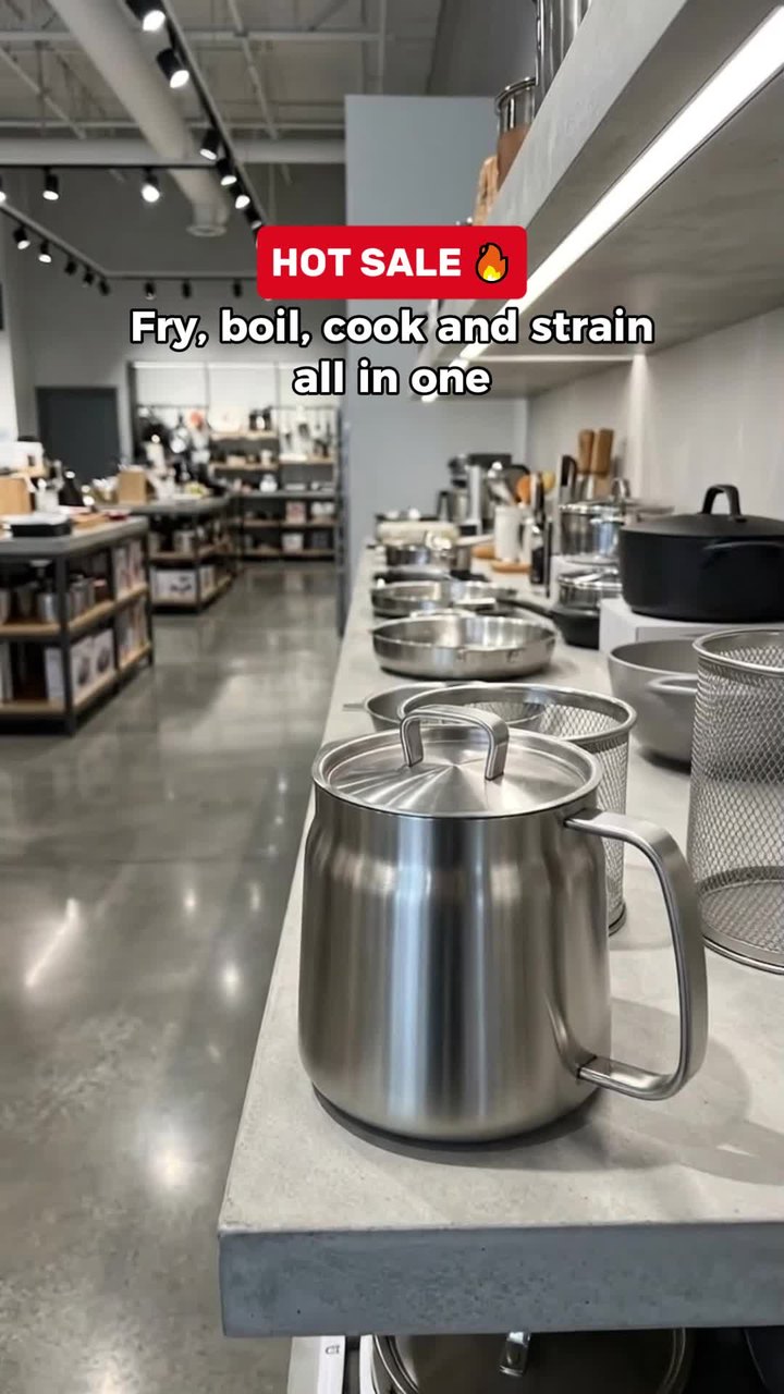 Multifunctional 304 Stainless Steel Fryer