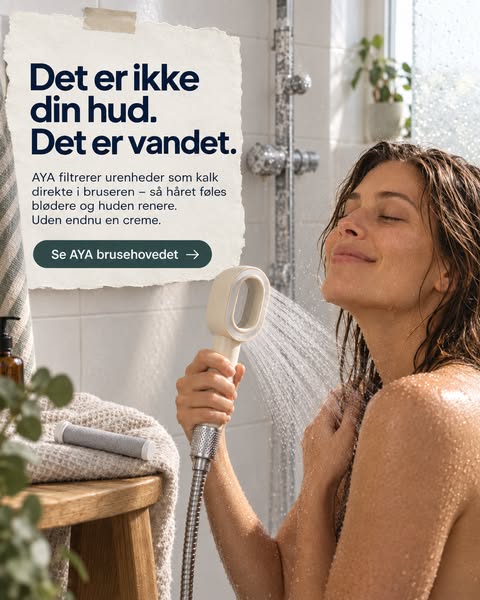 Slut med kruset og skadet hår.