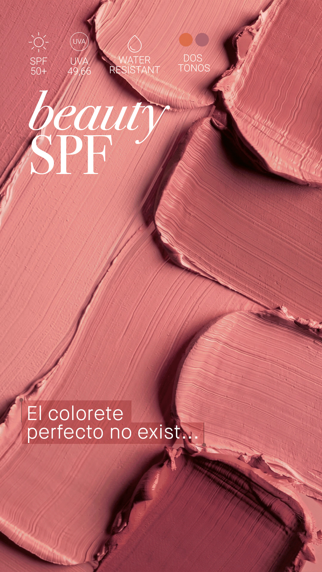 El colorete SPF 50+ del verano.