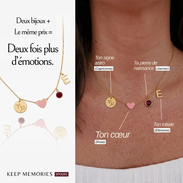 Tout ton monde, dans un seul collier.