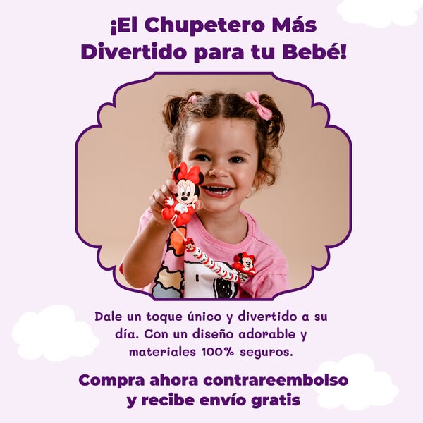 Tu bebé se merece lo mejor, regálale un chupetero personalizado.