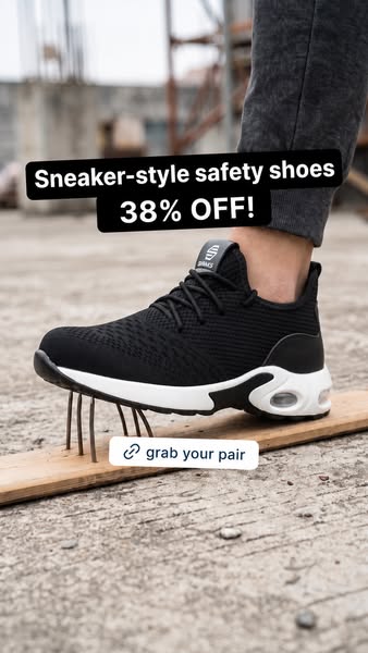 Moon safety shoes: 38% off