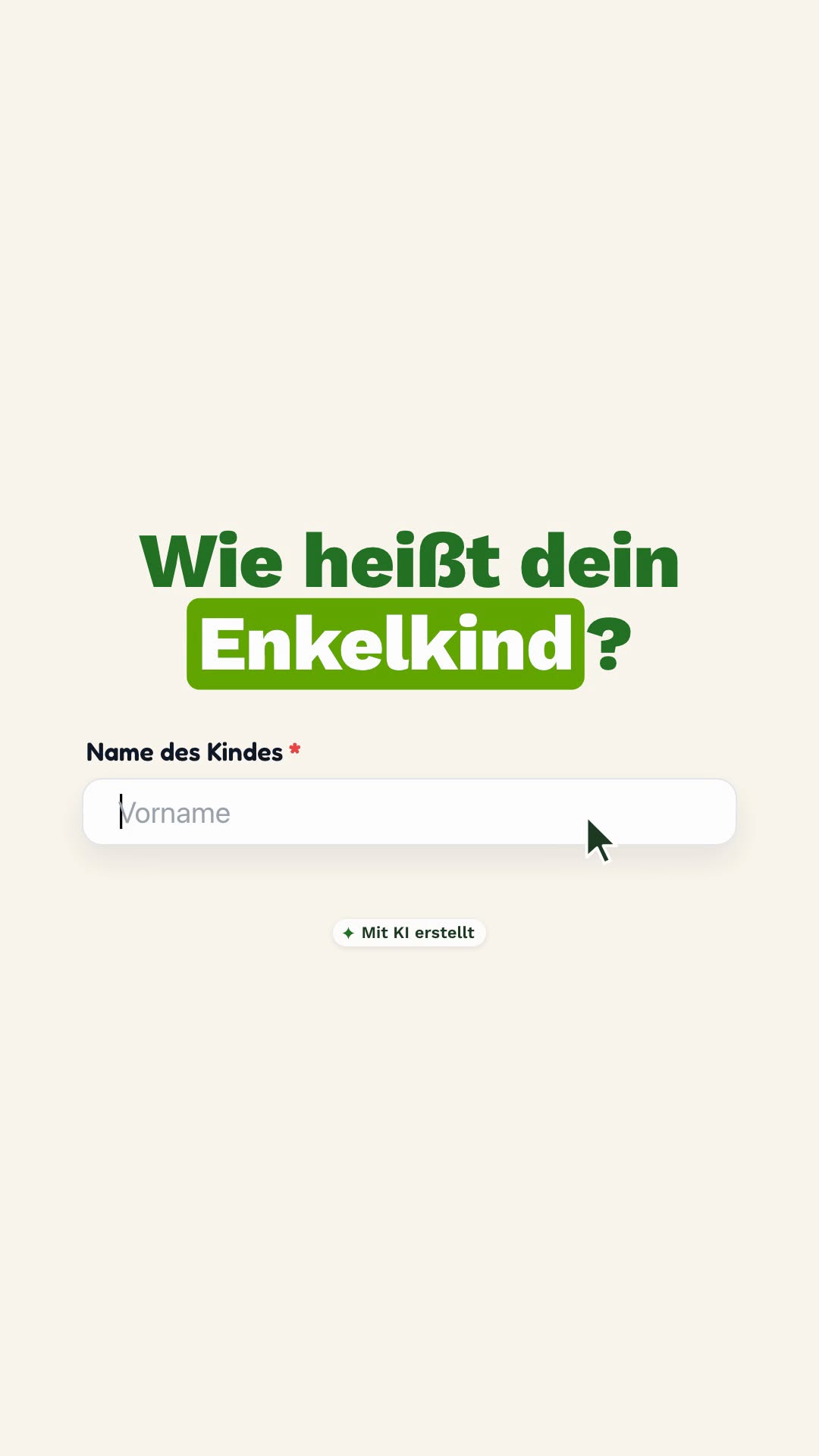 Mit Namen und deiner Widmung