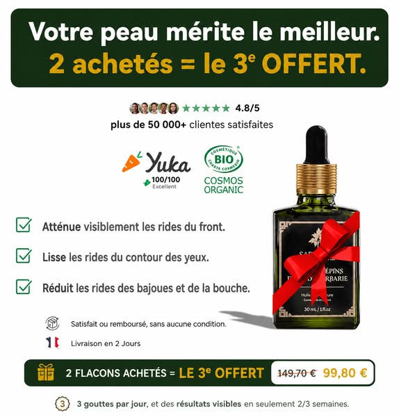 Refaites votre stock aujourd’hui, votre peau vous remerciera.