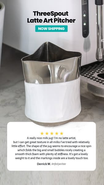 Brewing just got better! Now Shipping - KRUVE’s Create Pitcher.