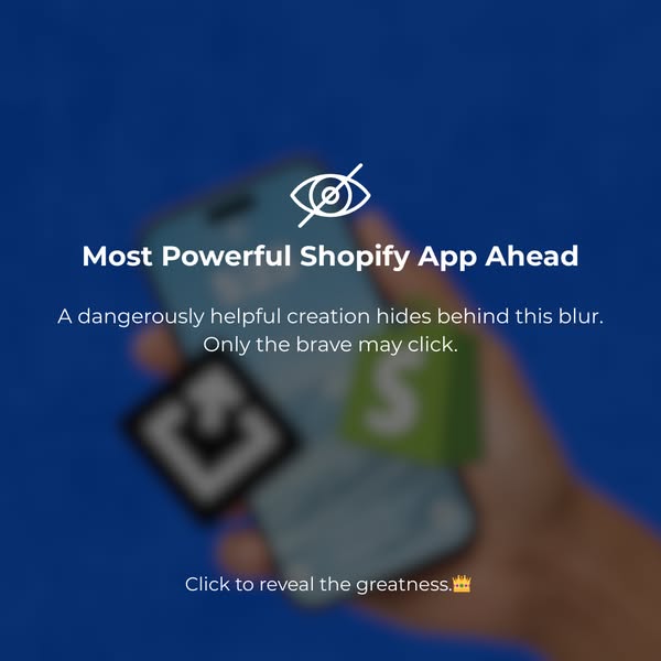 Only Serious Shopify Stores Click