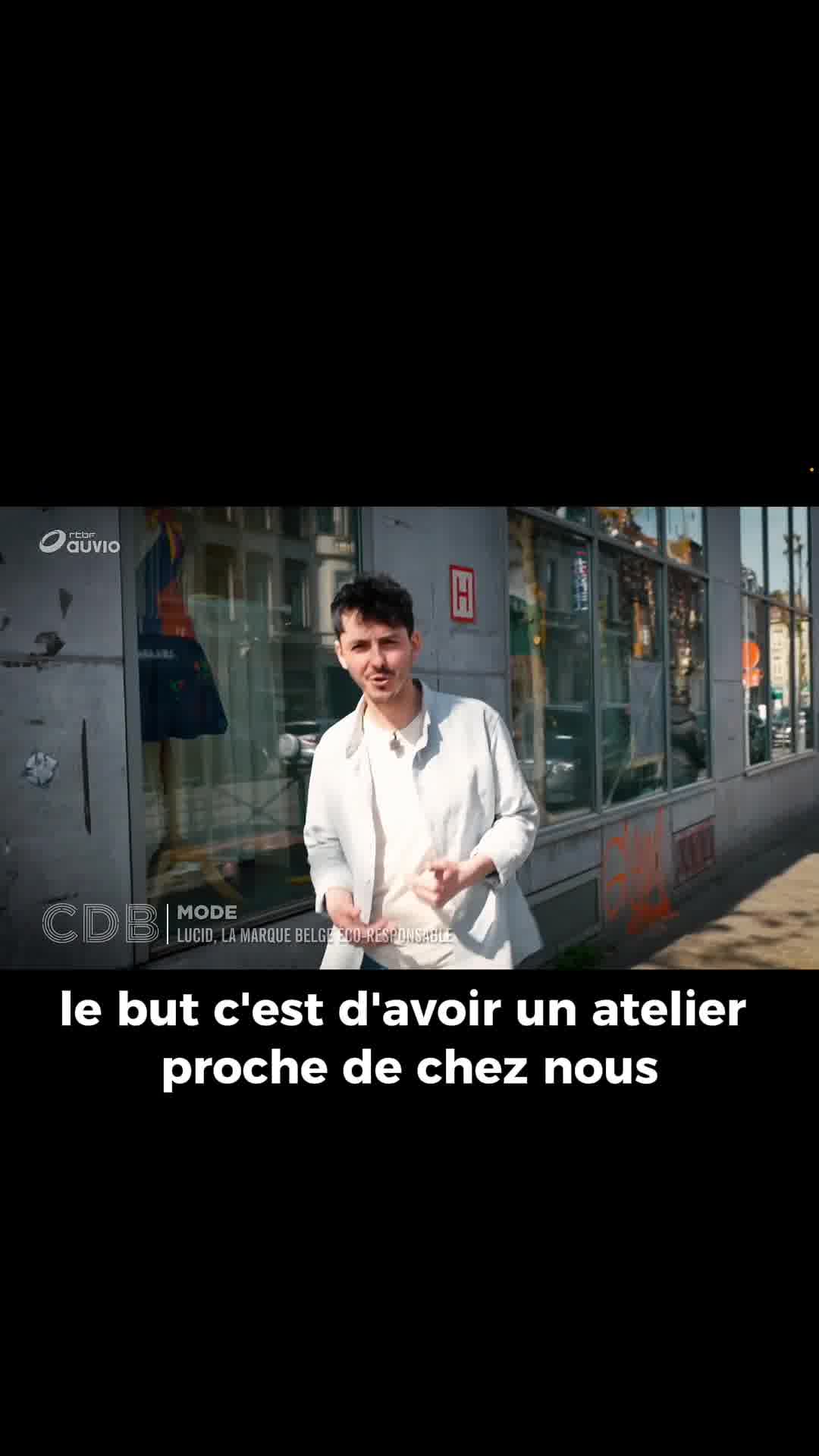 On est passé à la télé pour nos chemises en lin bruxelloises