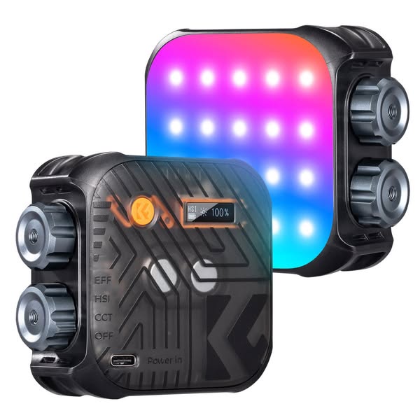 Led Rechargeable Portable Light, 360° 21 2500K-9900K | K&F Concept