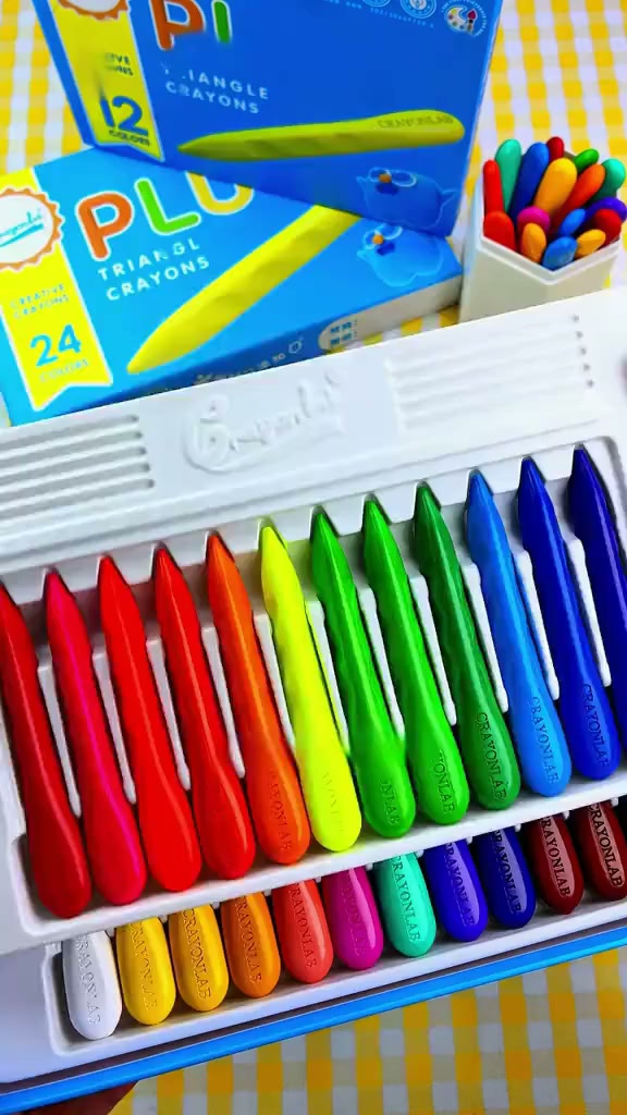 Crayones que no se rompen fácilmente