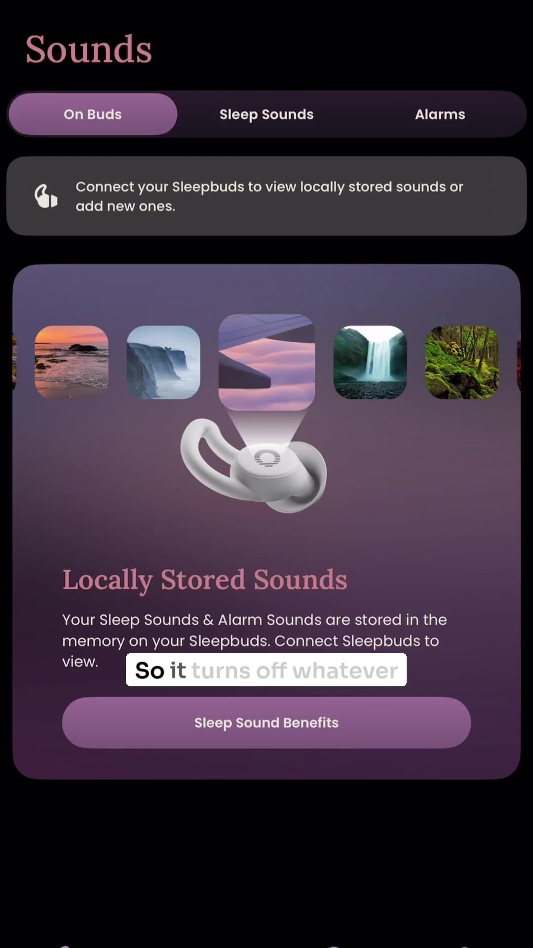 For the bedtime audiobook listener