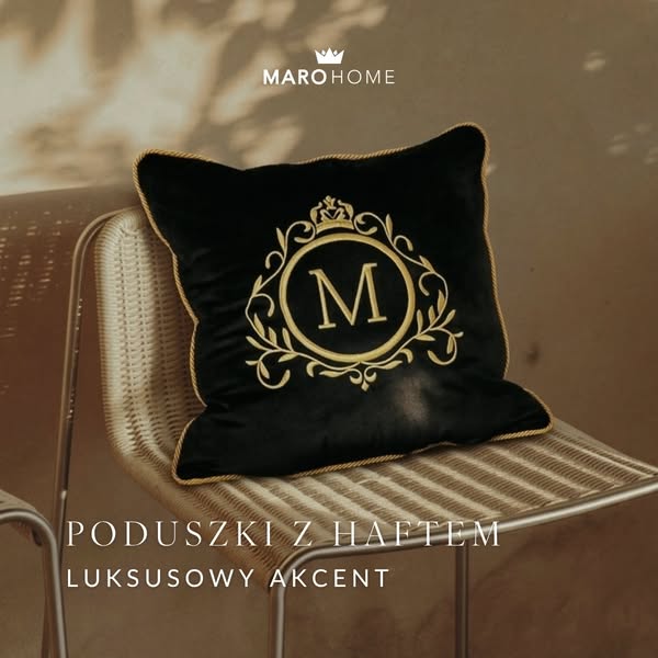 Poduszka z haftem