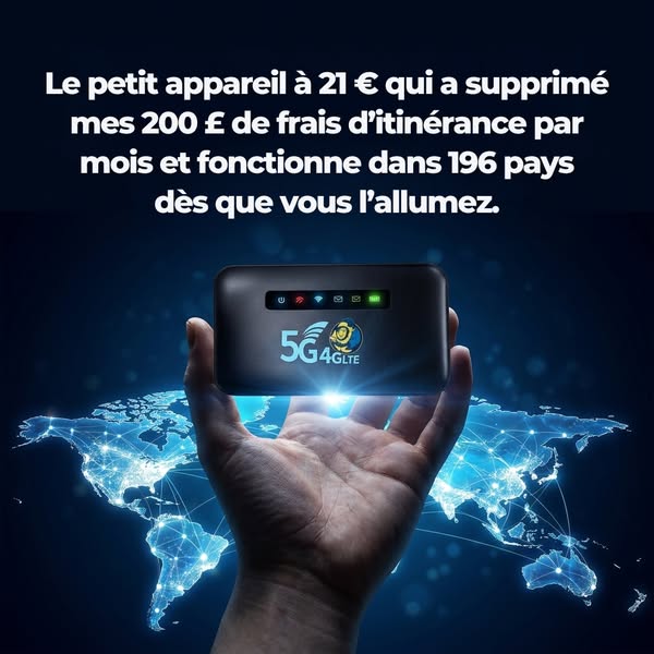 5G illimitée sans frais de roaming !