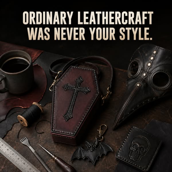50+ Gothic & Horror Leather Patterns | Complete Bundle