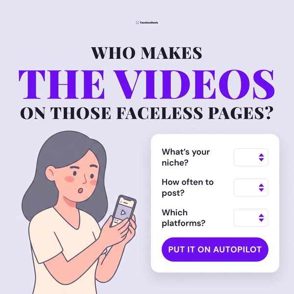 Generate AI Faceless Videos