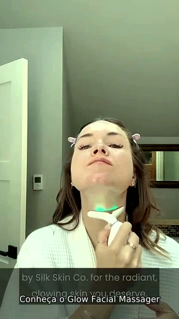 Massageador EMS para Pescoço – Efeito Firmador + Microcorrente
