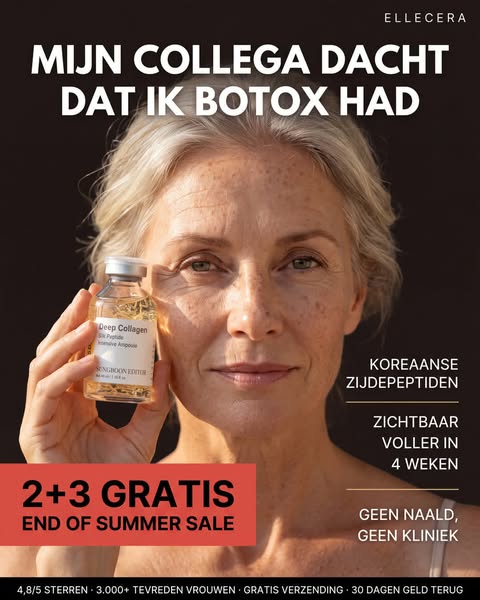 Botox-effect zonder naalden. SilkPeptide™ 2+3 GRATIS (alleen vandaag)