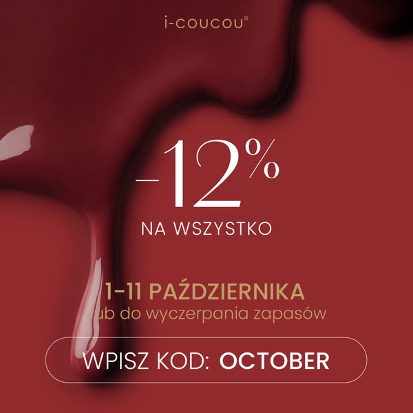 12% na wszystko z kodem OCTOBER