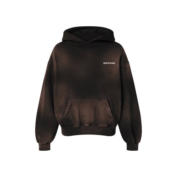 VINTAGE BURGUNDY FADED OVERSIZED PREMIUM HOODIE
