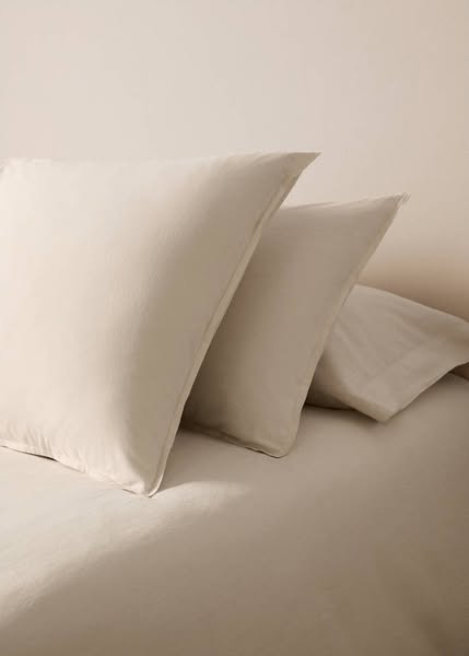 Children's washed cotton double-stitched
