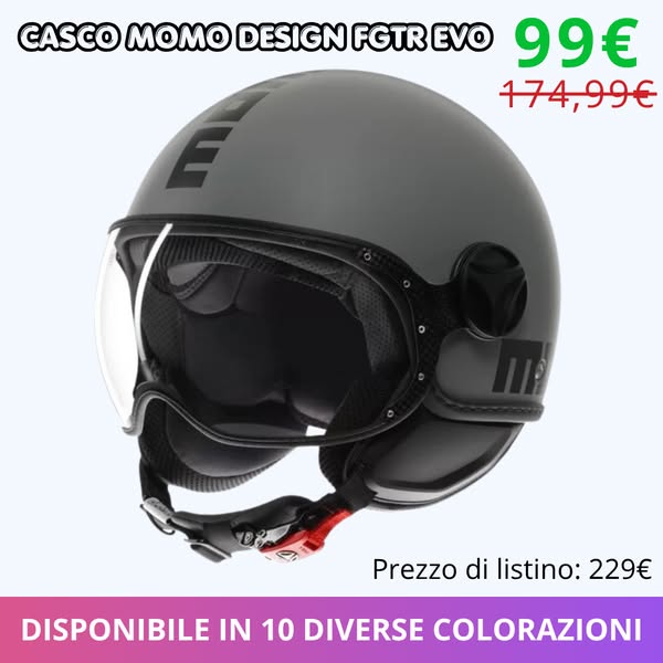 Casco Momo Design: Vari Colori Disponibili