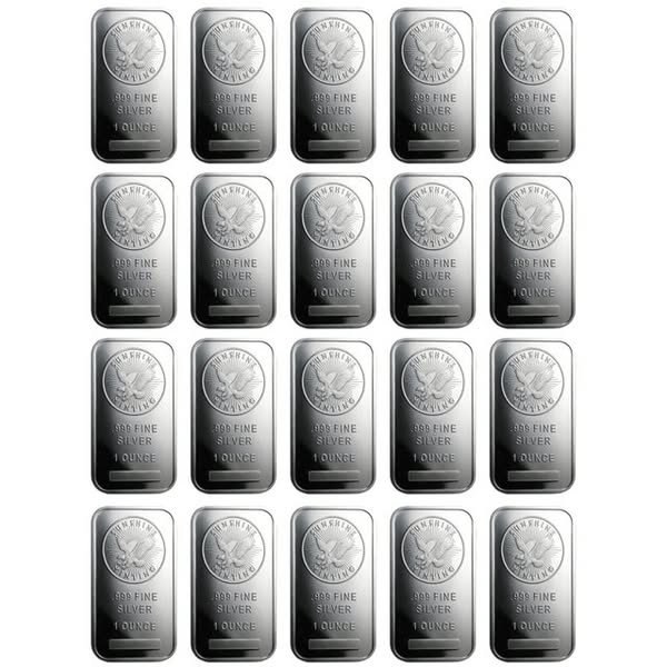 Sunshine Mint 20 Silver 1oz Bar Bundle