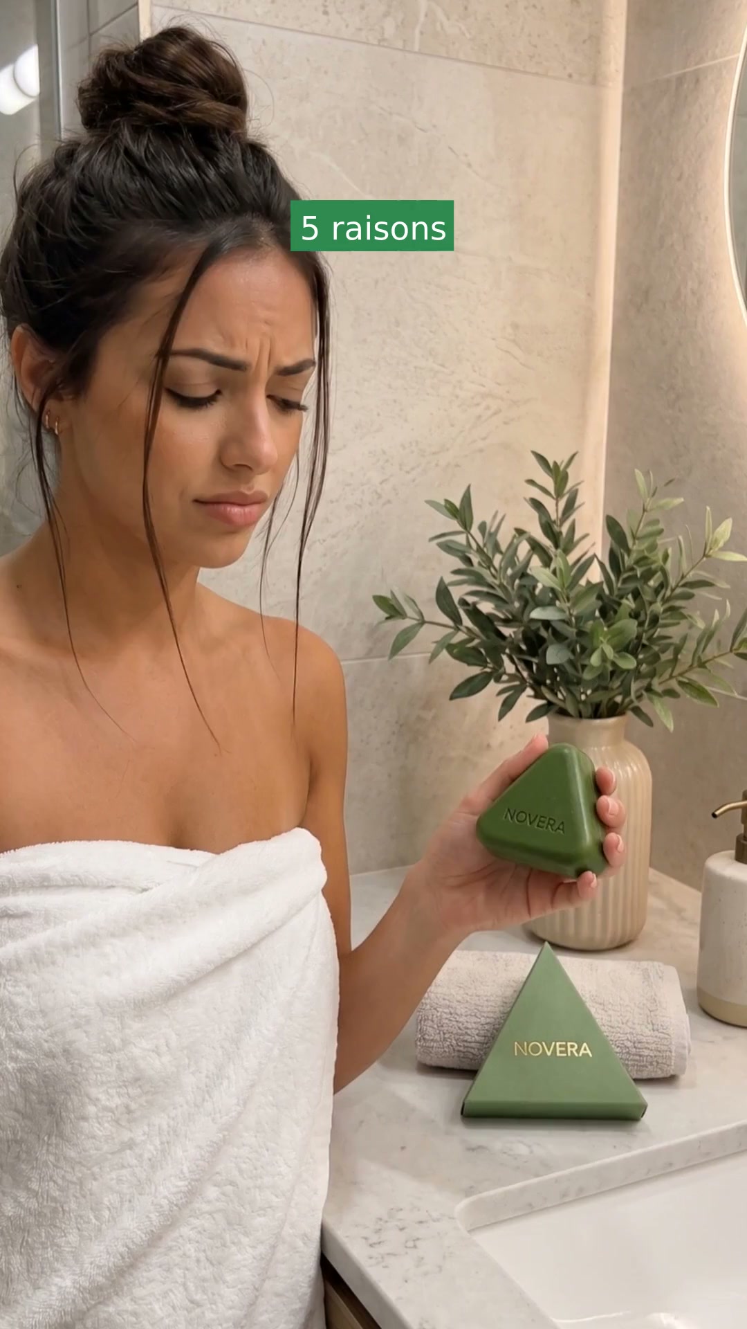 Savon capillaire coréen Novera — Luttez contre les cheveux gras grâce à 12 plantes