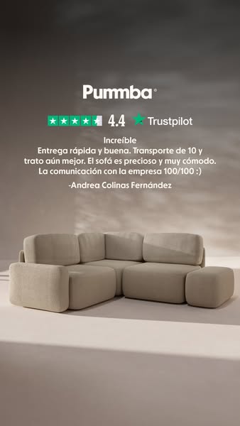 Descubre Pummba, tu sofá modular