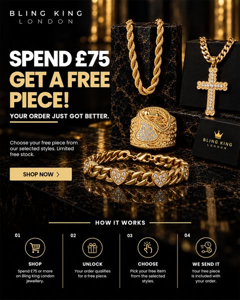FREE GIFT When You Spend £75+