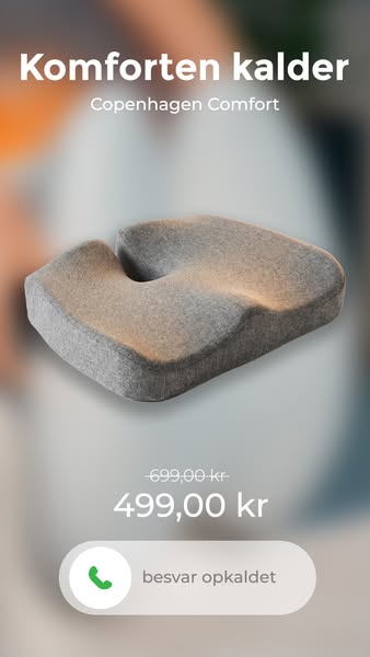 Sid bedre med vores Siddepude