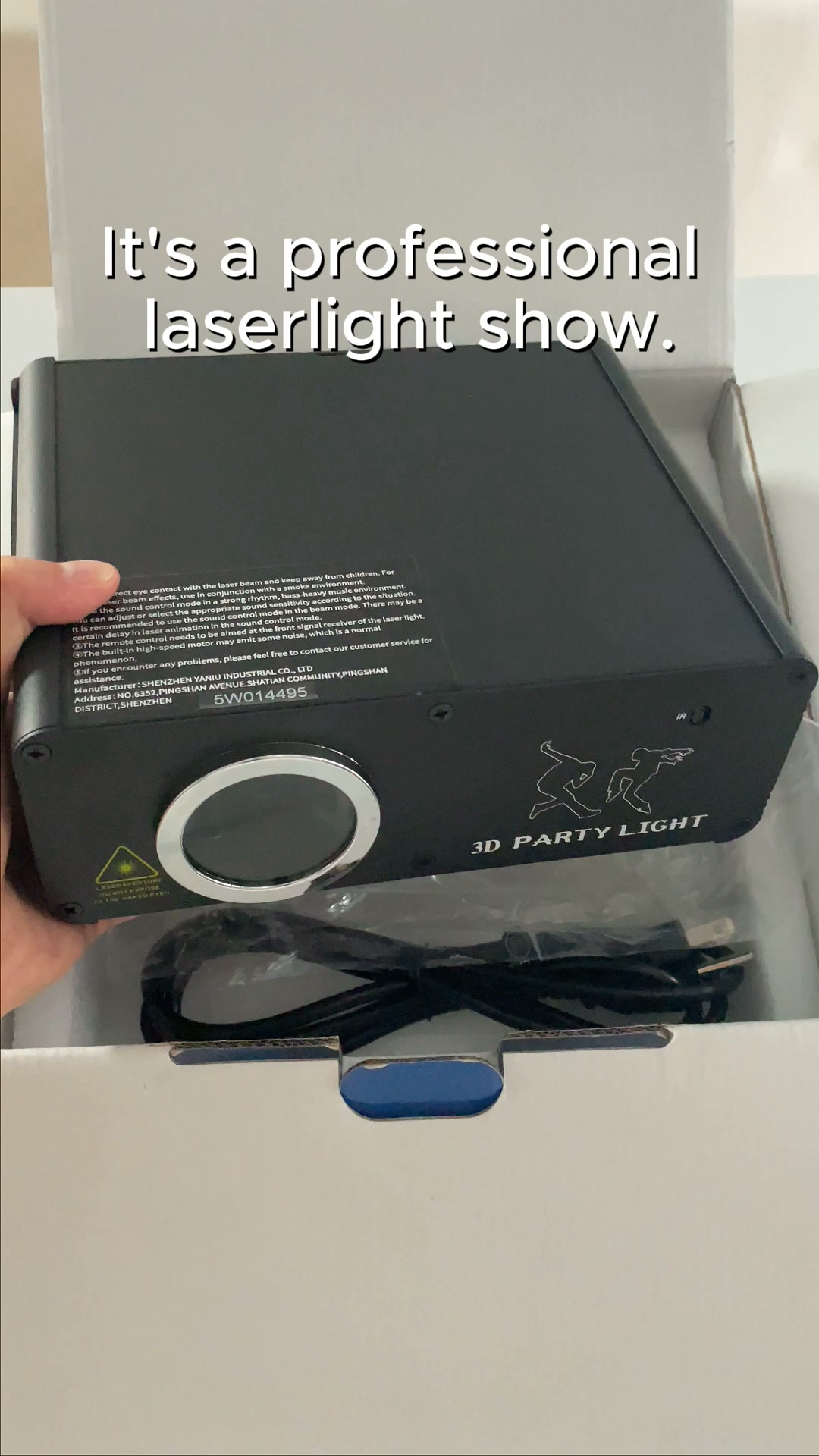 KeoBin 3D Animation Party Light