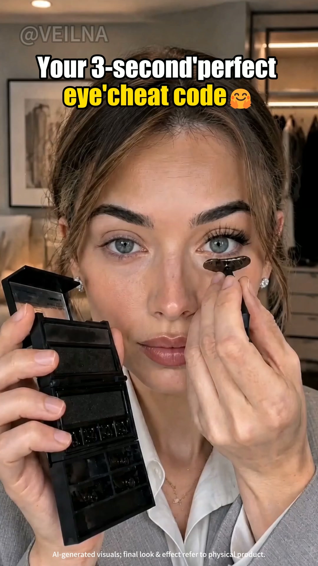 3-in-1 Eye Makeup Stamp for Effortless Lashes & Liner