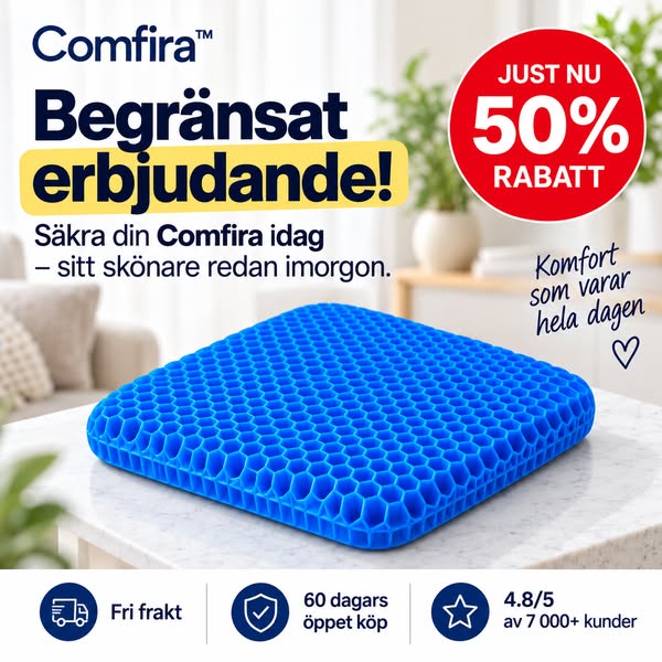 Sitt bekvämt igen