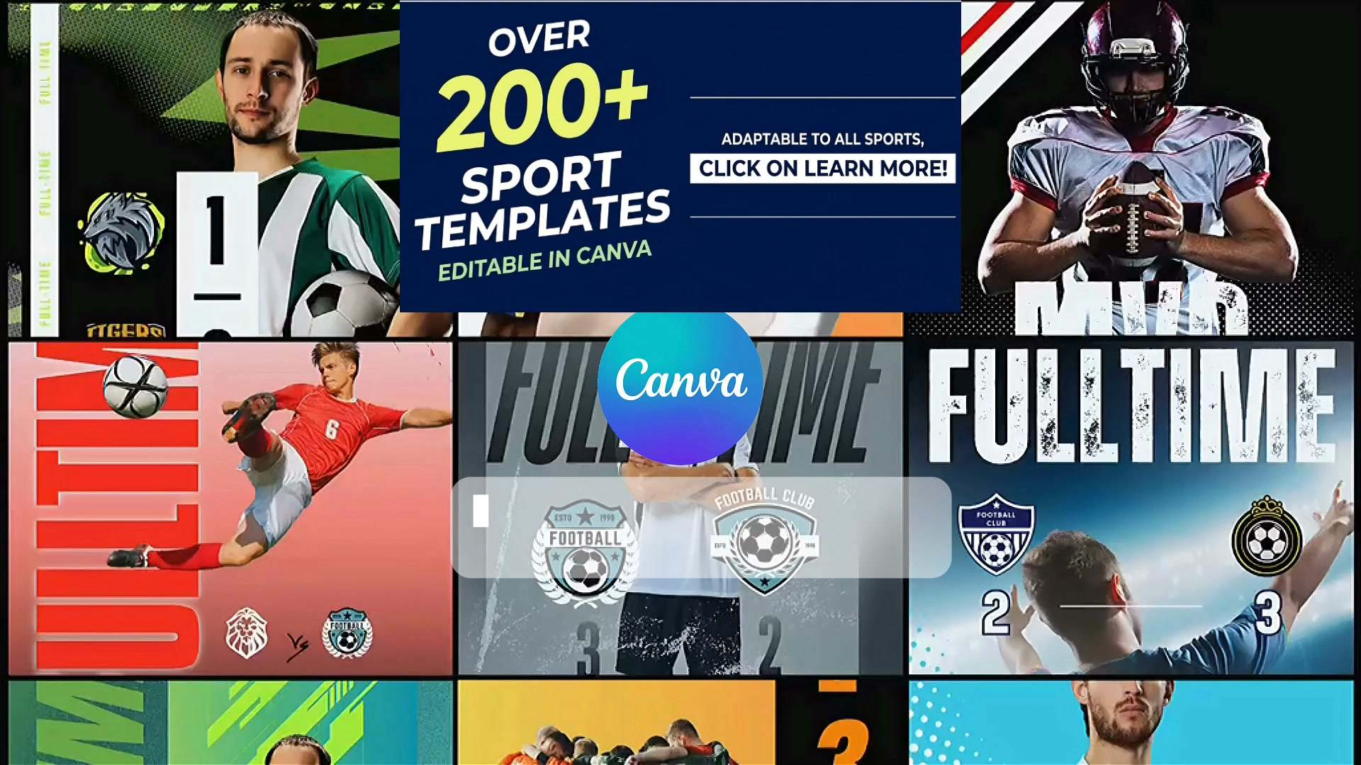 200+ sports templates, ready to go