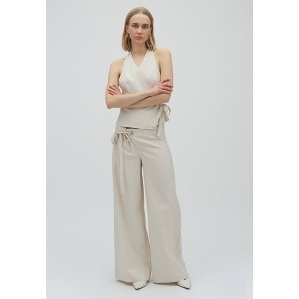 Riolea-F Bukser - Natural Linen