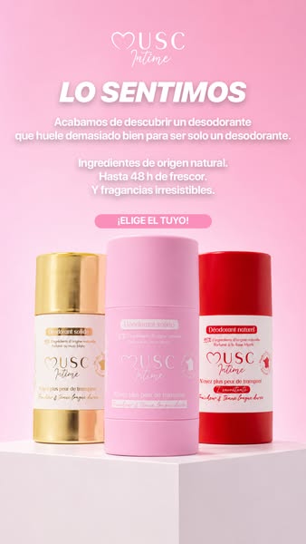 Mi secreto para una frescura diaria de 48h - Musc Intime