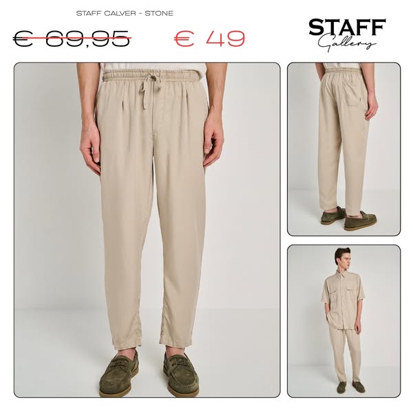 ΠΑΝΤΕΛΟΝΙ STAFF CALVER - STONE